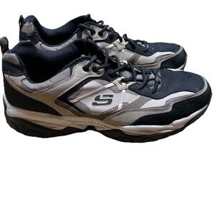 Skechers Sparta 2.0 Men’s Black and Taupe Sneakers Size 13